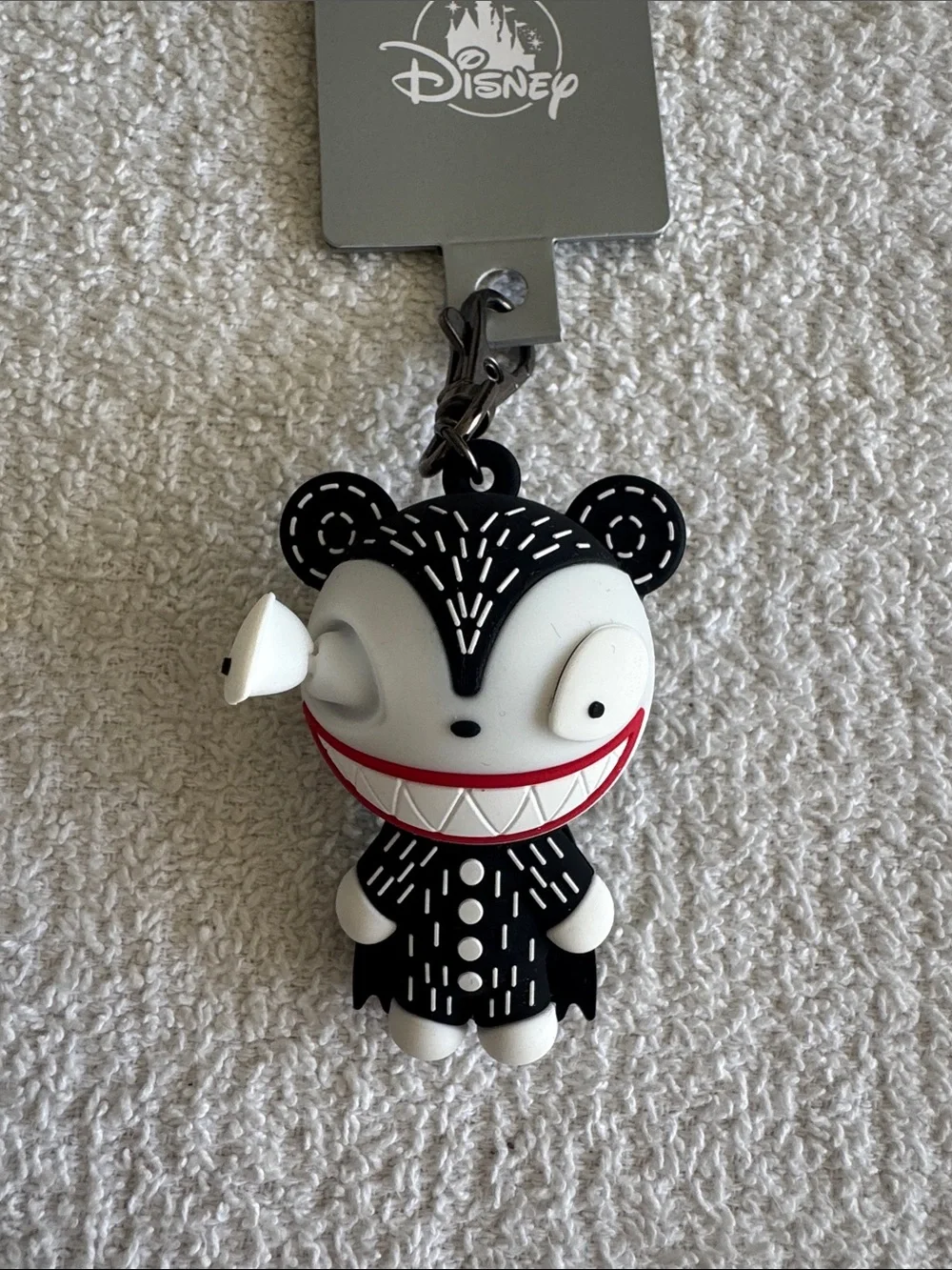 Disney The Nightmare Before Christmas Vampire Scary Teddy Keychain Bag Charm
